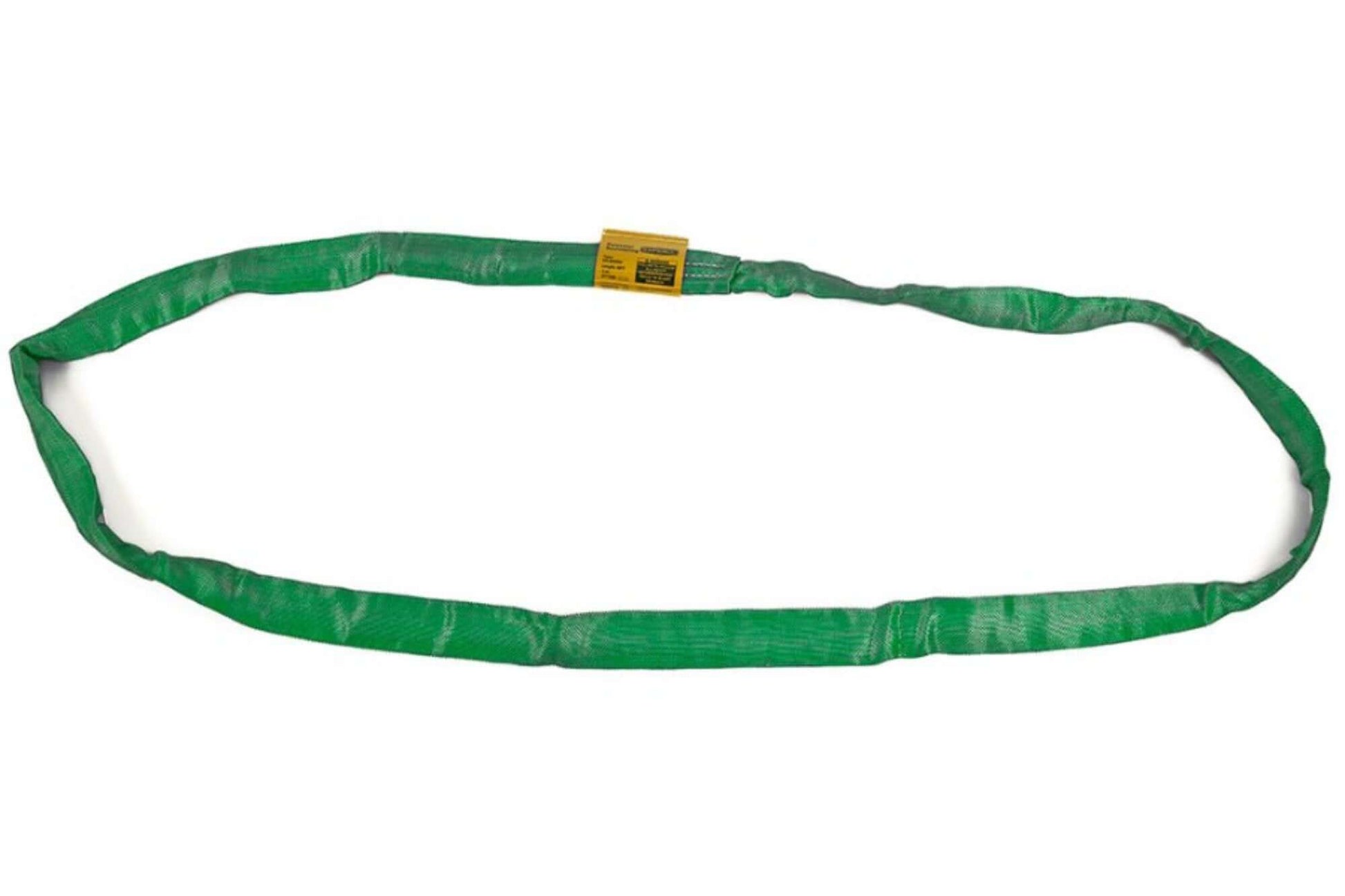 green endless loop round sling - round slings - rigging