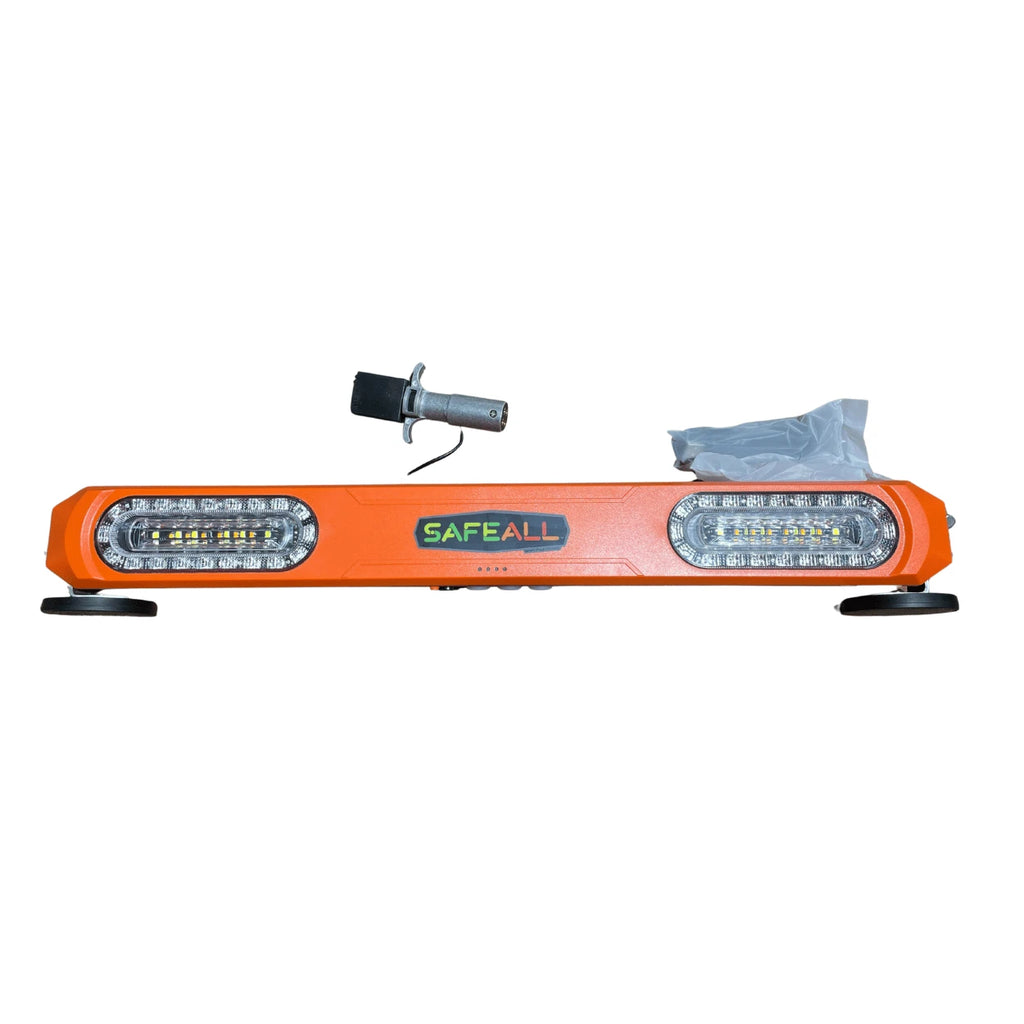SafeAll Striker LED wireless tow light bar with magnets. rechargeable