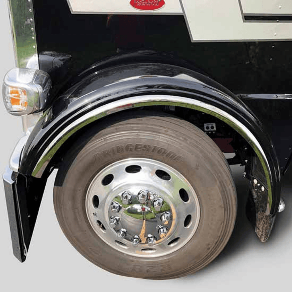 stainless steel fender flares for peterbilt 379/389