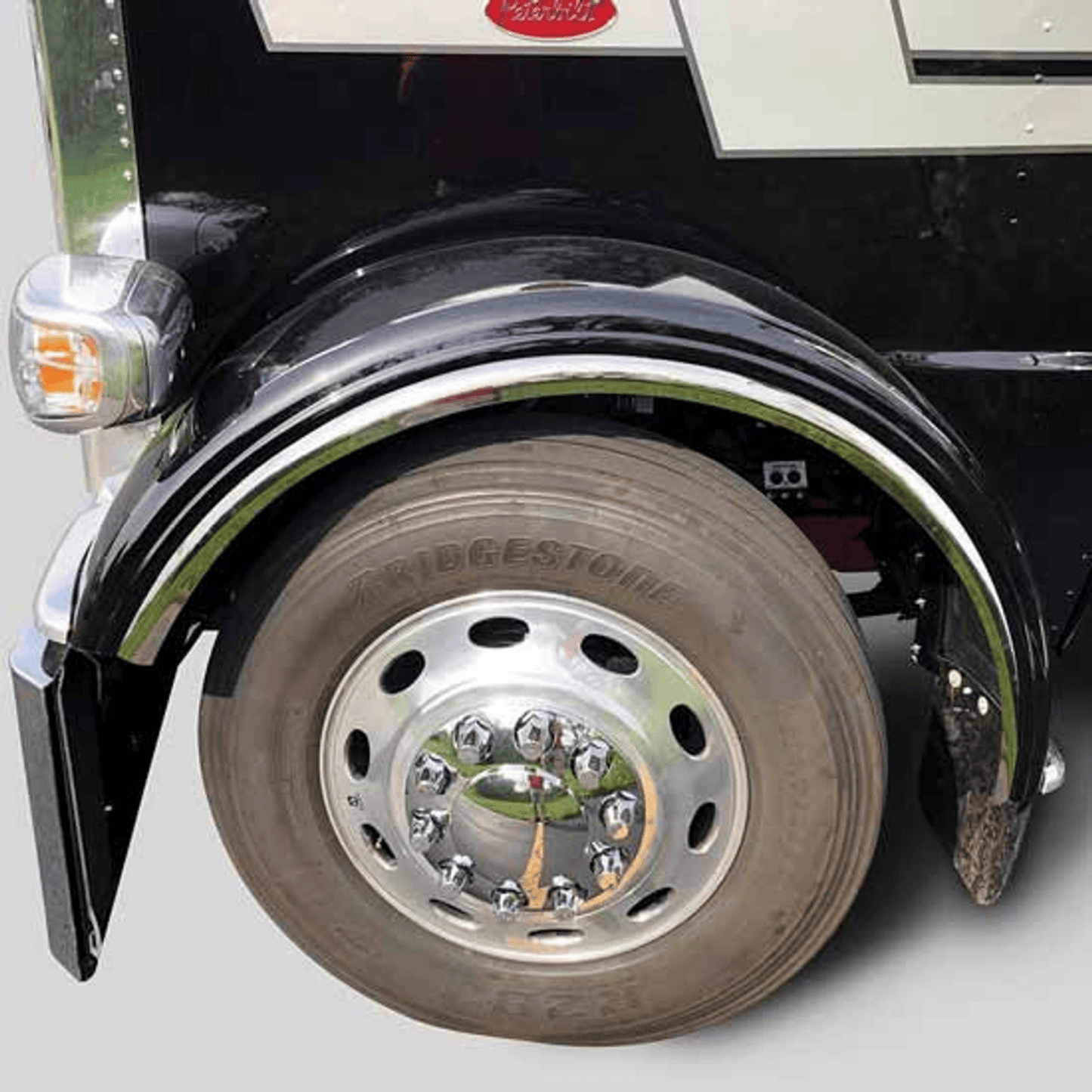 stainless steel fender flares for peterbilt 379/389