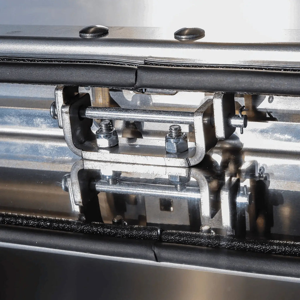 stainless steel hinges for workman series underbody truck toolbody