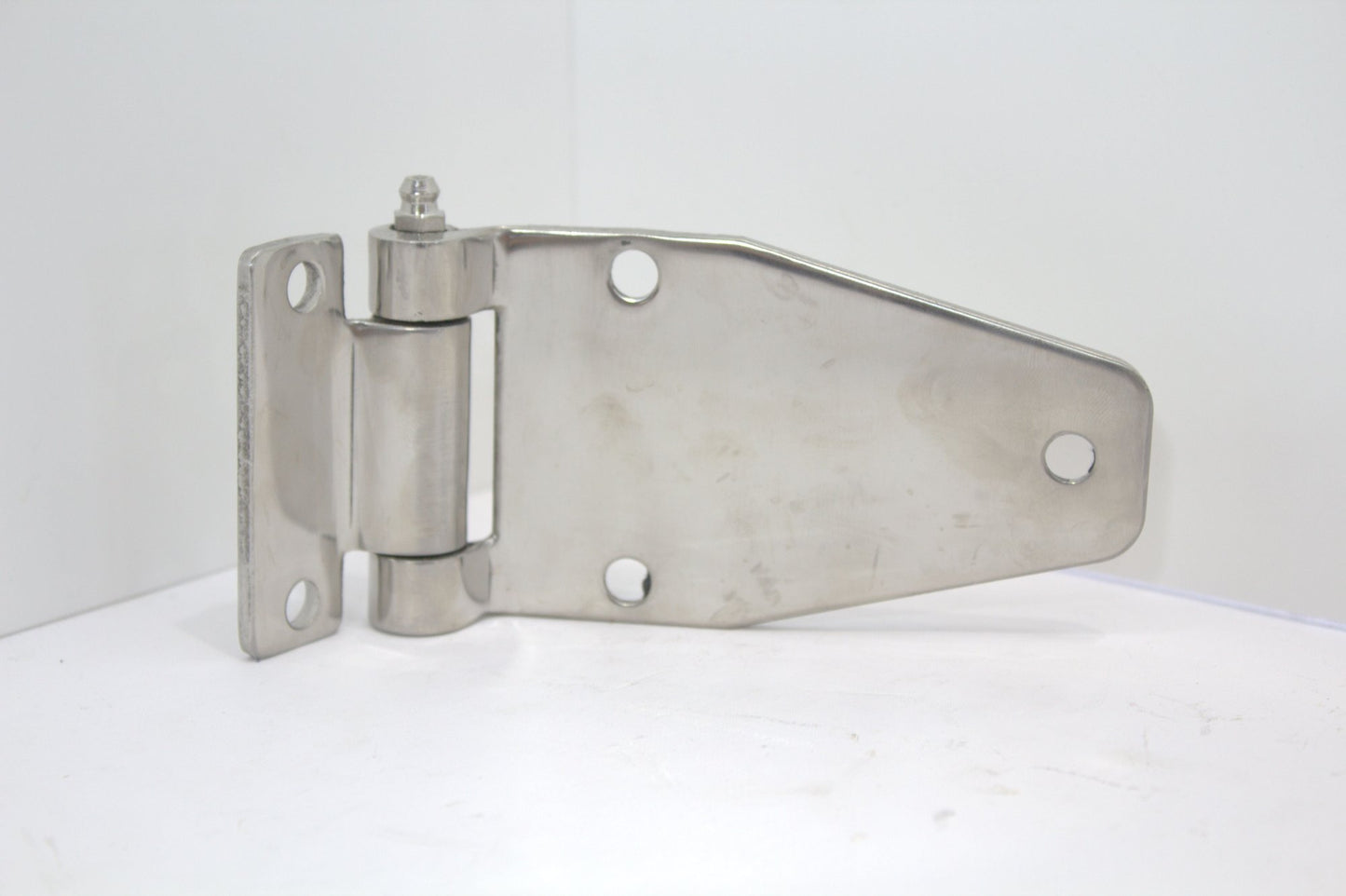 stainless steel hinge with grease fitting