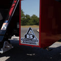 stainless steel trim for the oil tank of an NRC carrier tow truck