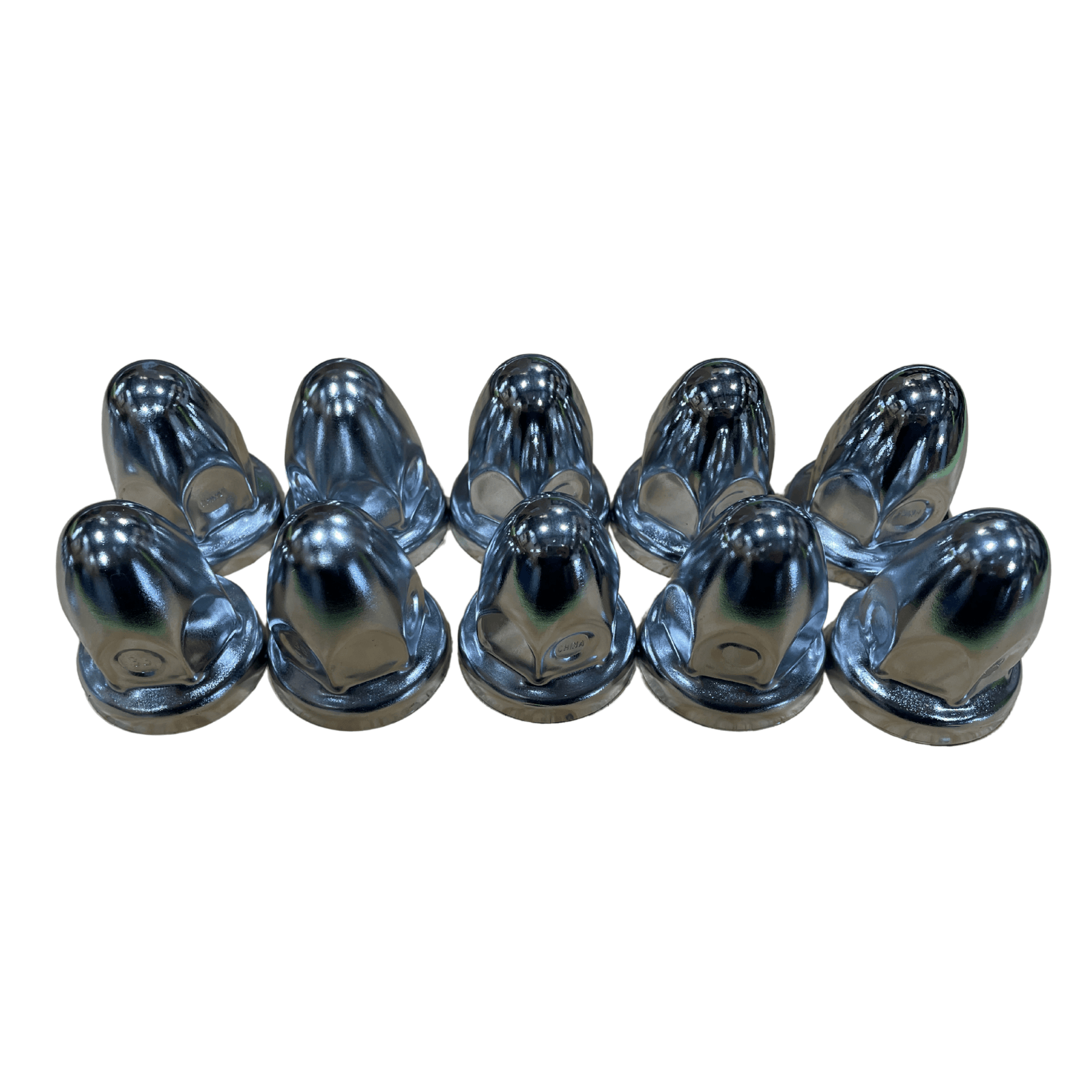 10 - 33mm steel chrome lug nut covers for trucks