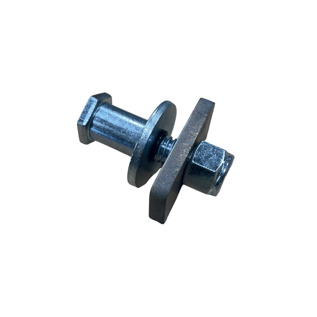 striker assembly for In the Ditch Pro Series toolboxes. The latch locks around the striker to keep the door closed