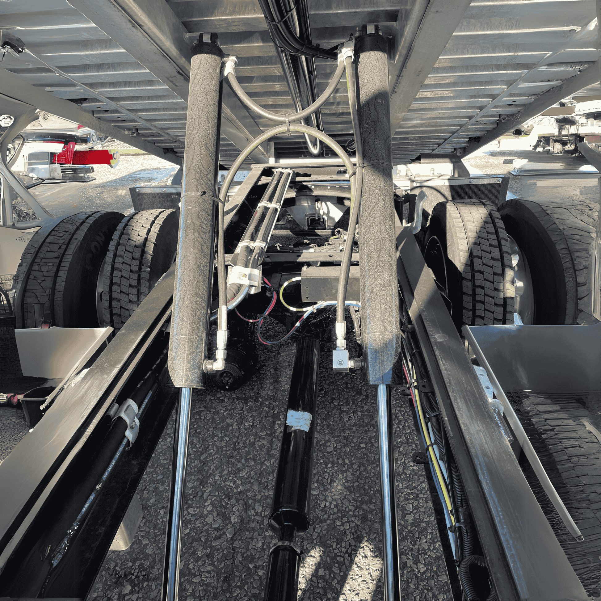 subframe up-down cylinder for 20,000lbs. Car Carrier