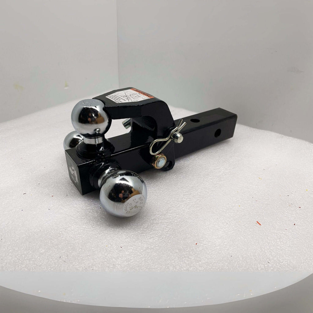 tri-ball hitch with pintle hook - triple ball hitch - towing equipment