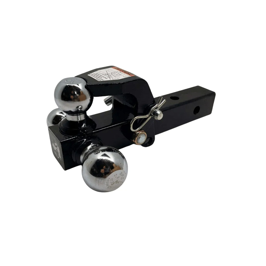 buyers products co tri-ball hitch with pintle hook - triple ball hitch - towing equipment