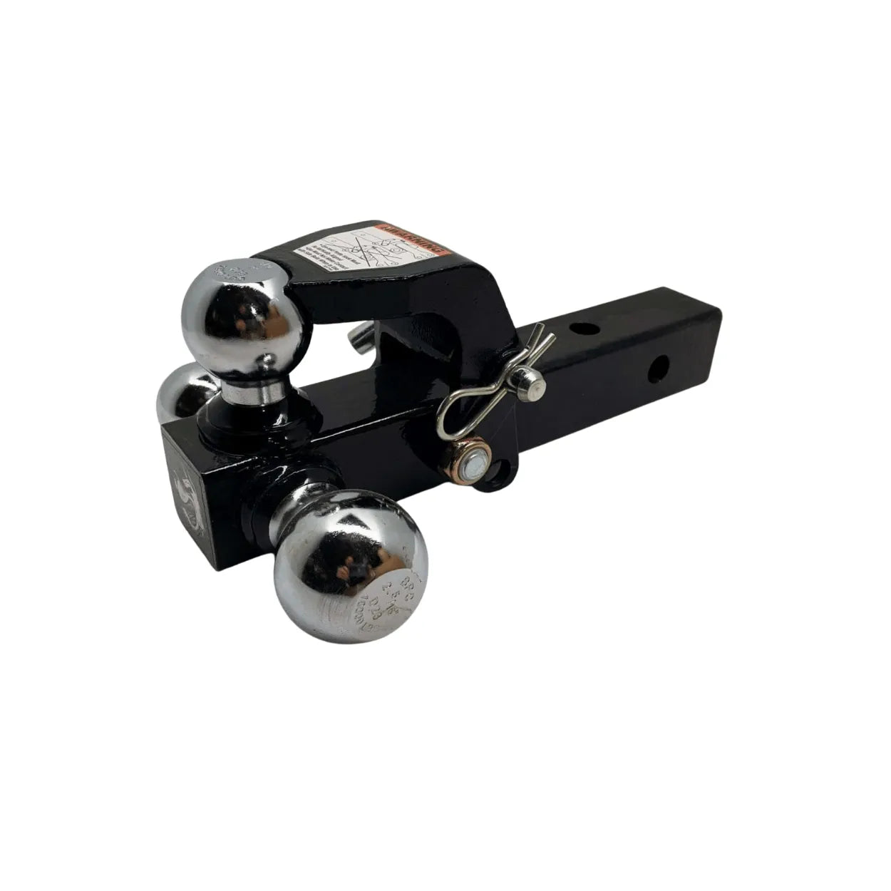 buyers products co tri-ball hitch with pintle hook - triple ball hitch - towing equipment