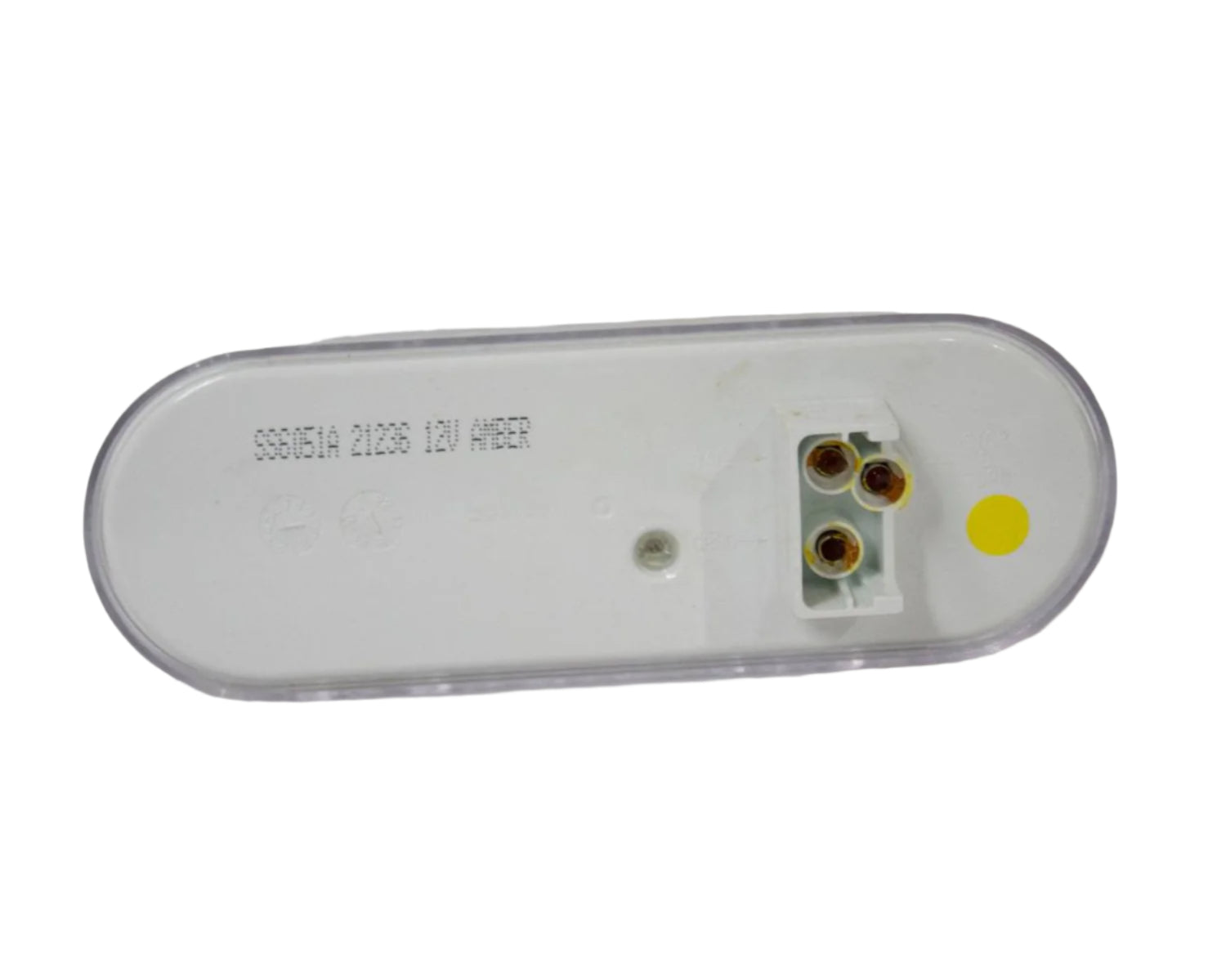 Clear/Yellow LED Oval Signal-Stat Light, 24 Diode, Truck-Lite, for Trailers and Tow Trucks