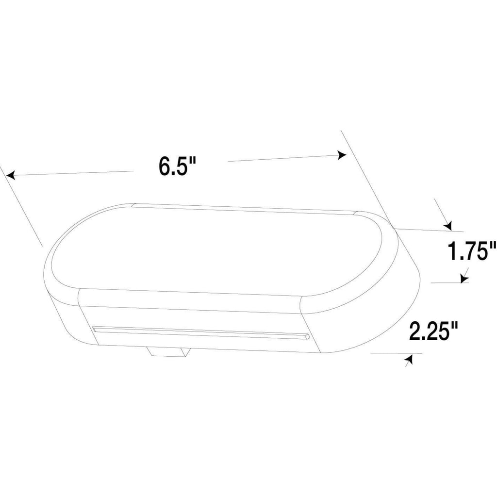 Clear/Yellow LED Oval Signal-Stat Light, 24 Diode, Truck-Lite, for Towing and NRC Wrecker Applications