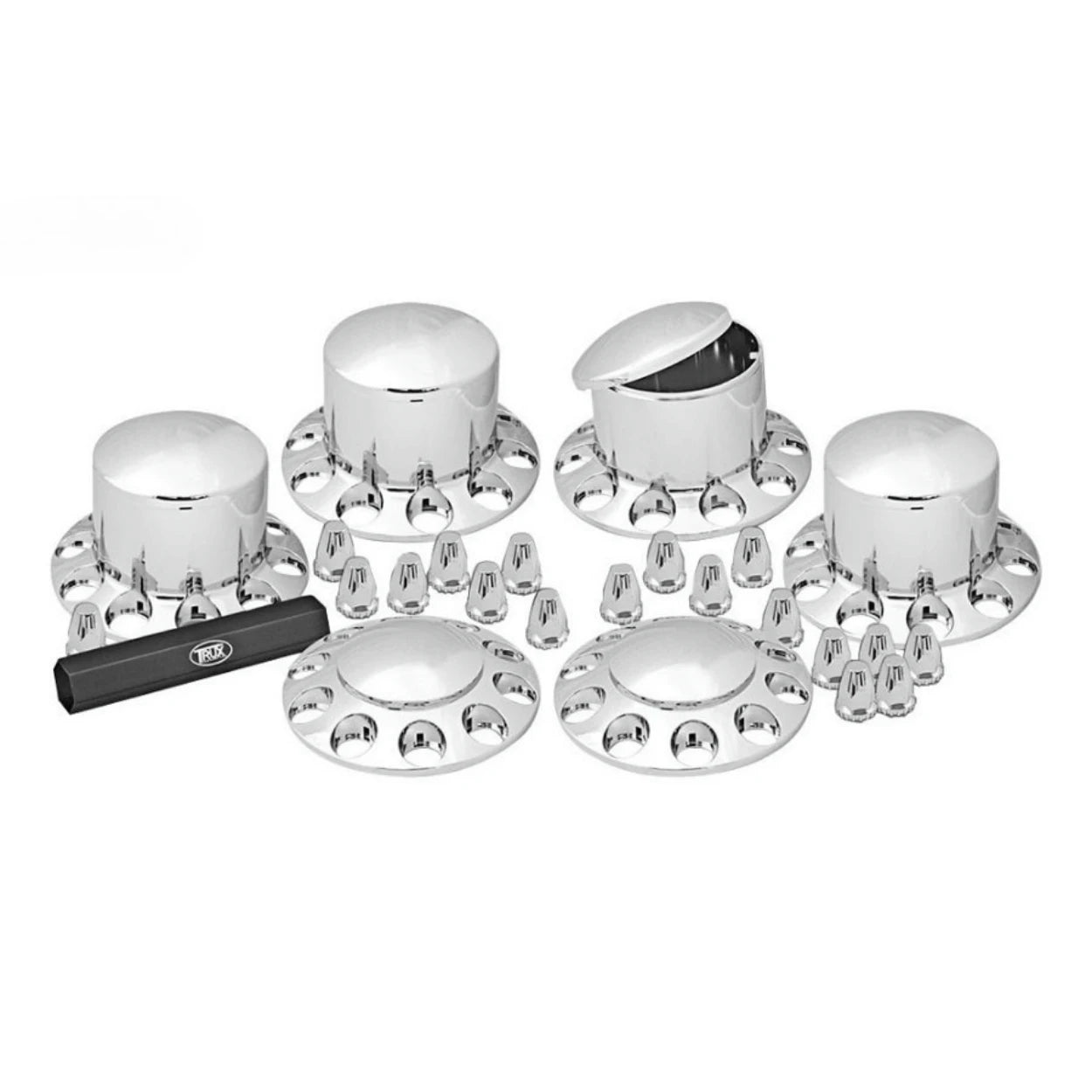 Picture of Trux ABS Front and Rear Hubcap Kit - #THUB-C1