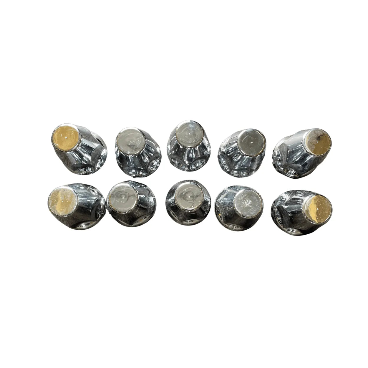 Trux 33mm chrome plastic threaded lug nut covers for semi trucks