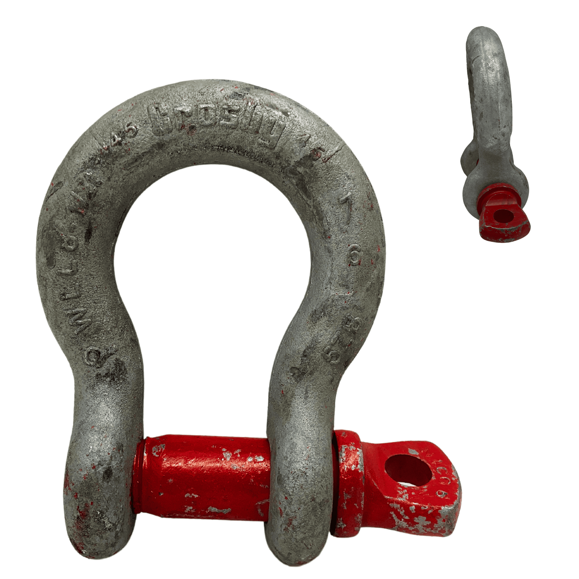 Crosby Galvanized Screw Pin Anchor Shackles (alloy)