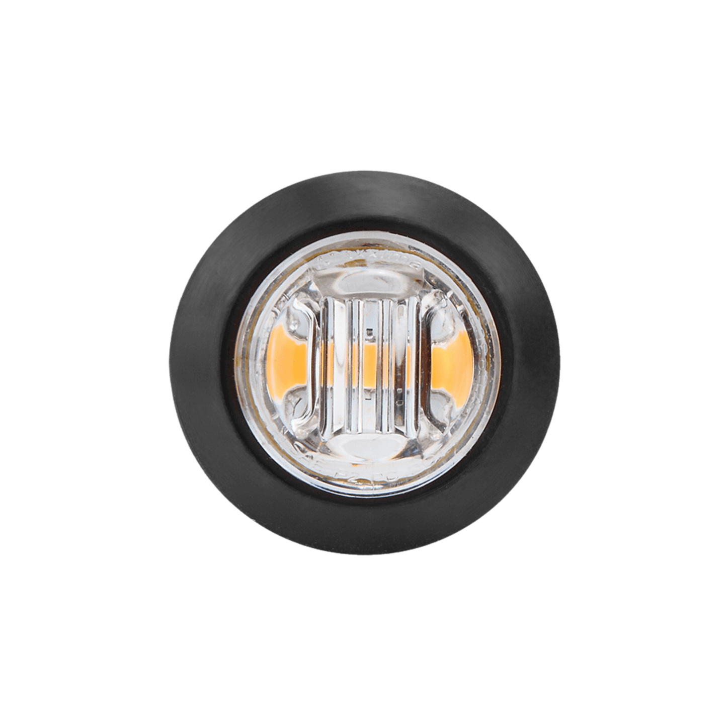 3/4" LED Round Button Light w/ Clear Lens