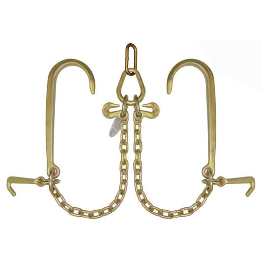 chain bridle with j hooks and mini j hooks - towing chains