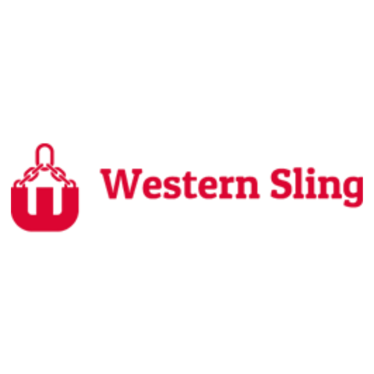western sling logo. rigging equipment - chain, snatch blocks, shackles