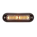 Whelen T-Series surface-mount LED warning lighthead, low-profile strobe for commercial and recovery vehicles