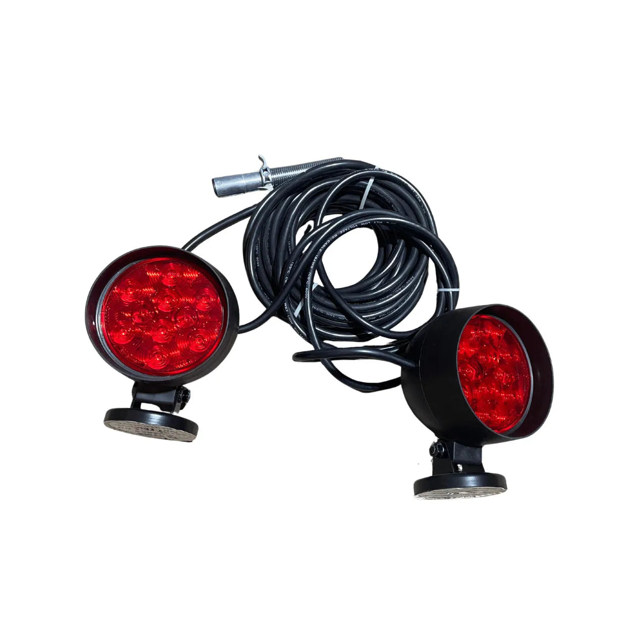 Wired Tow Lights with Magnets and 4-Pin Plug