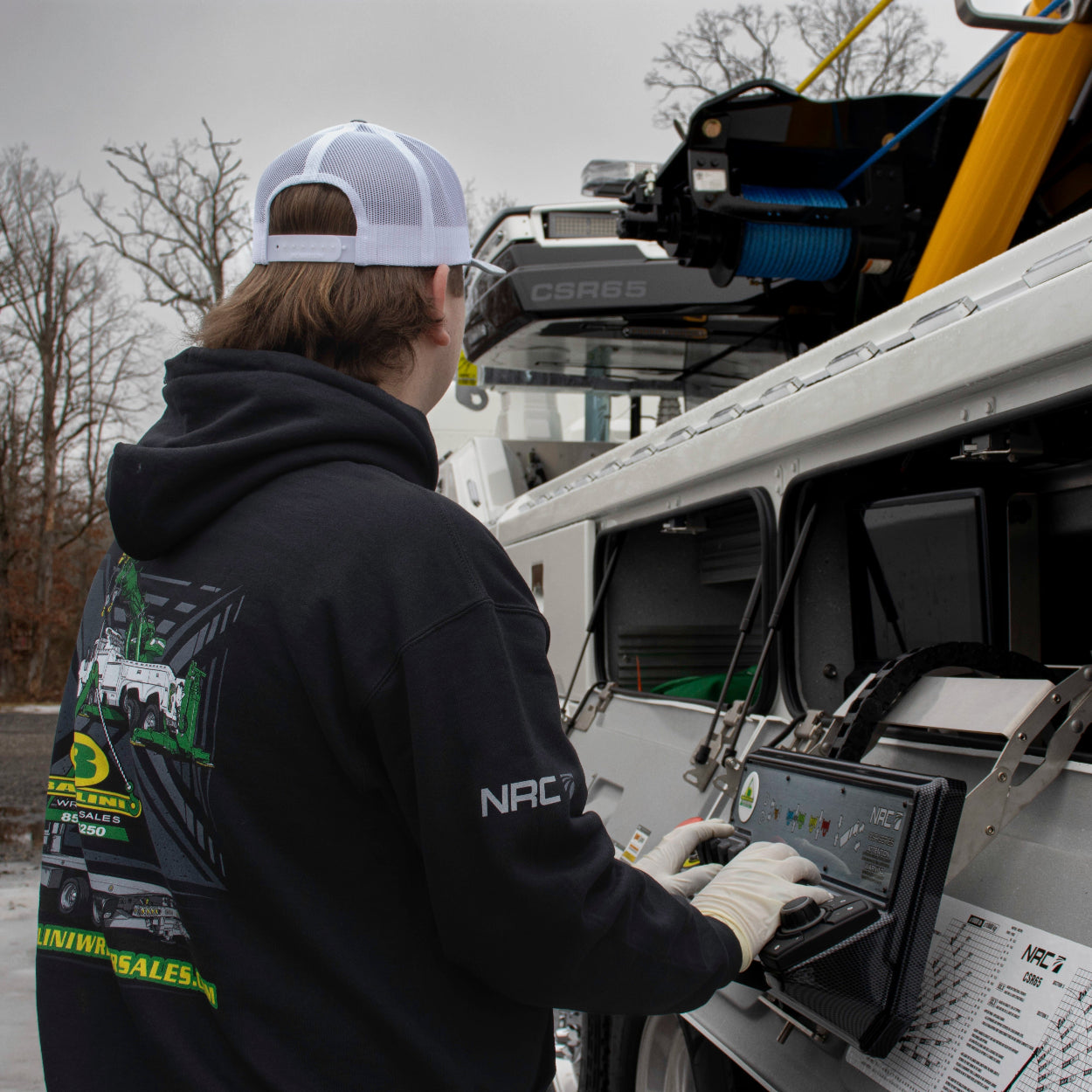 Working with the Battelini Truck Sweatshirt