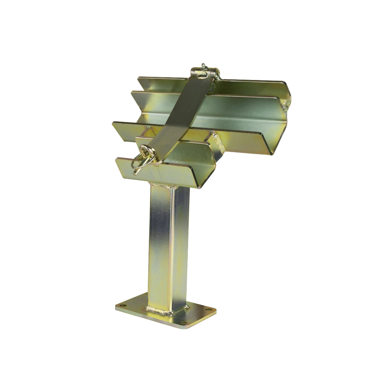 collins dollies zinc plated deck mounted combo dolly & rail storage mount - DMZ-CDR-S