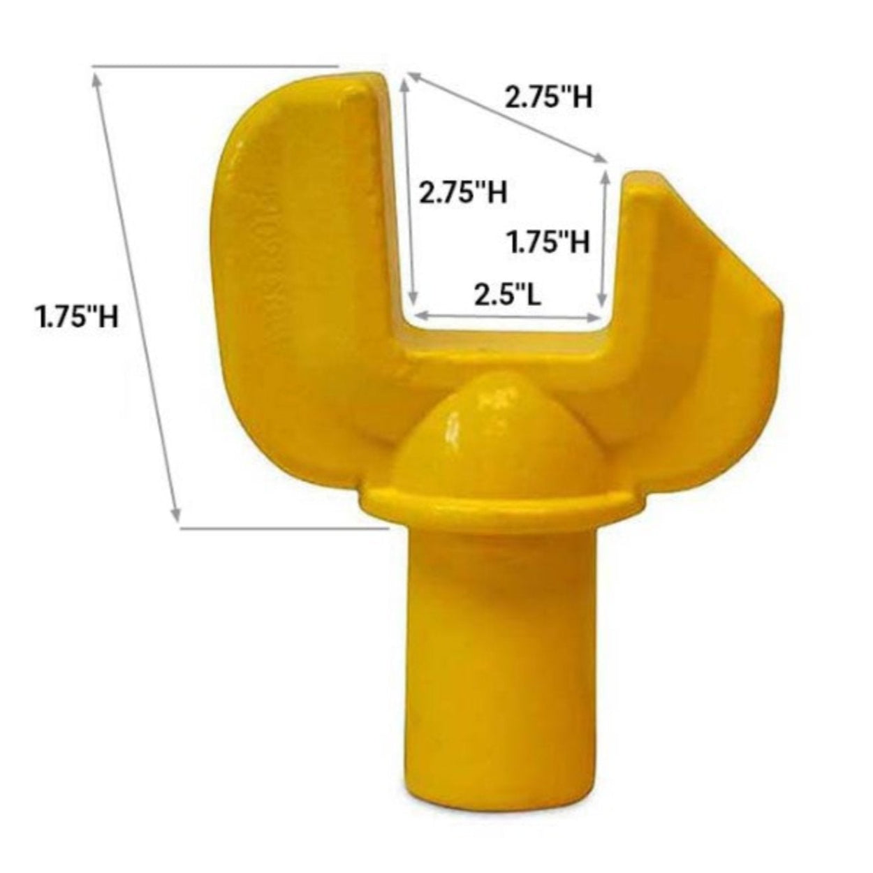 Zips Short Tapered Axle Fork - towing forks - receiver forks 