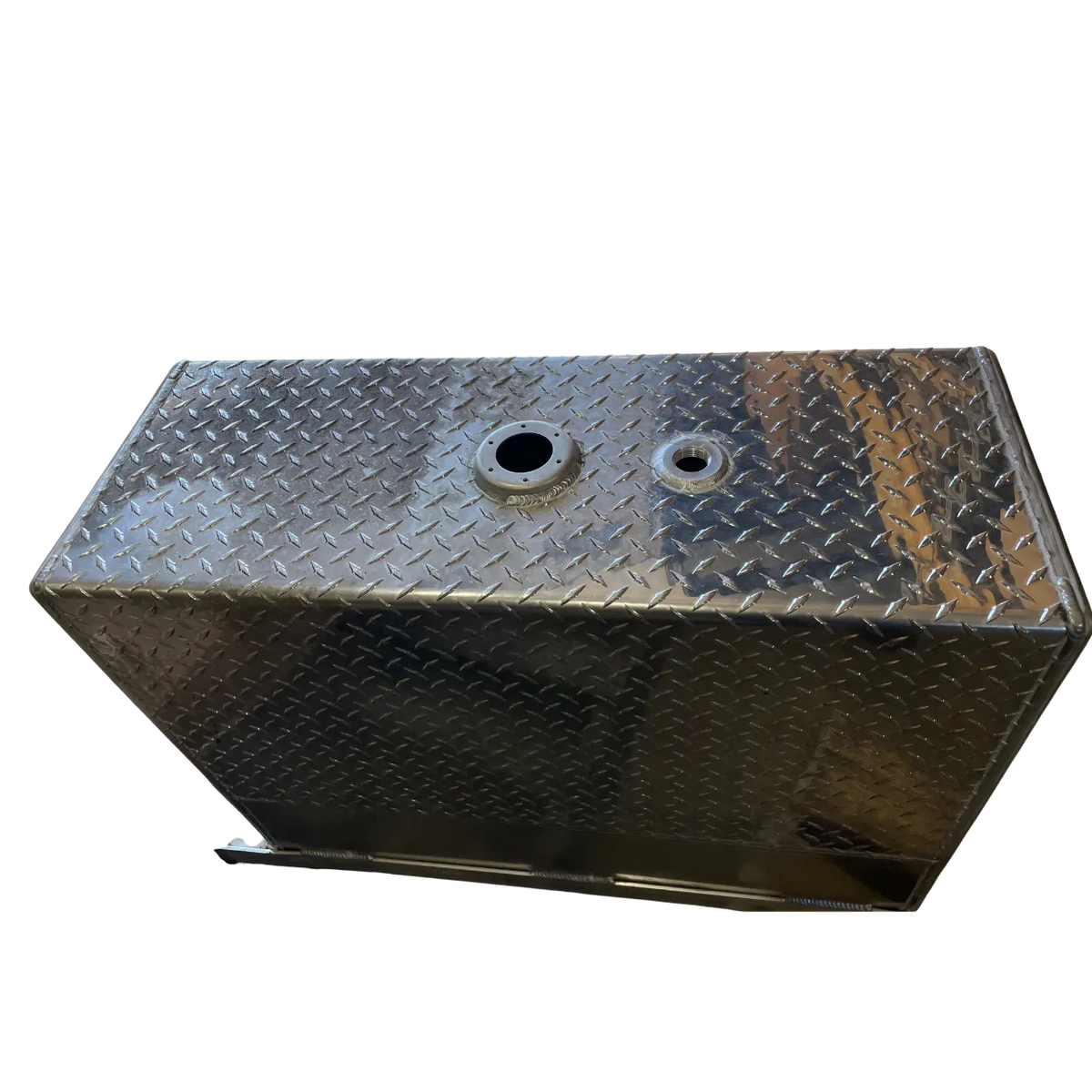 Buyers UR50A aluminum hydraulic tank for behind-cab mounting on wreckers and dump trucks