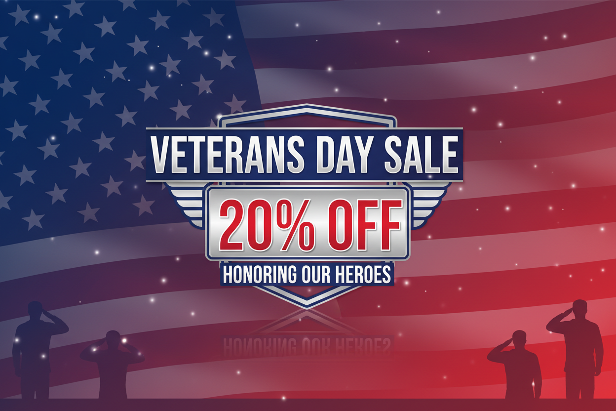 Veterans Day Sale Banner