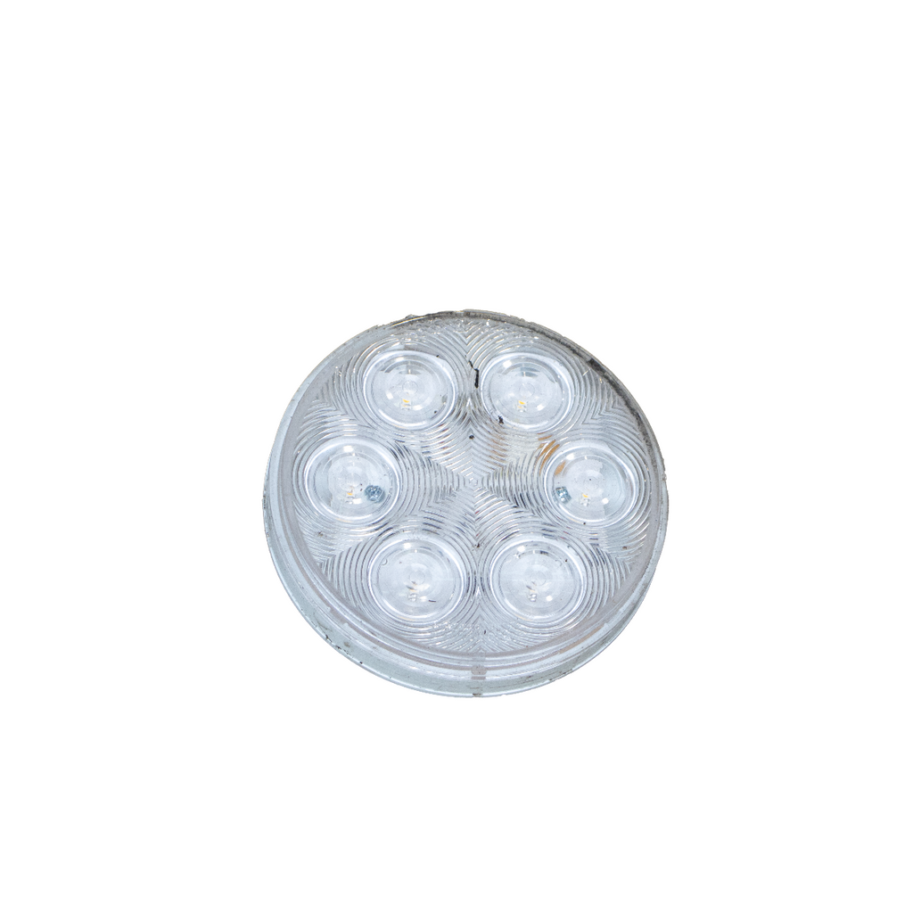 Optronics 4-inch white rectangular truck tail light with sealed LED housing (image 1)