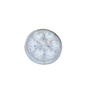 Optronics 4-inch white rectangular truck tail light with sealed LED housing (image 1)